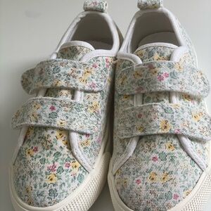 Floral Kids Sneakers